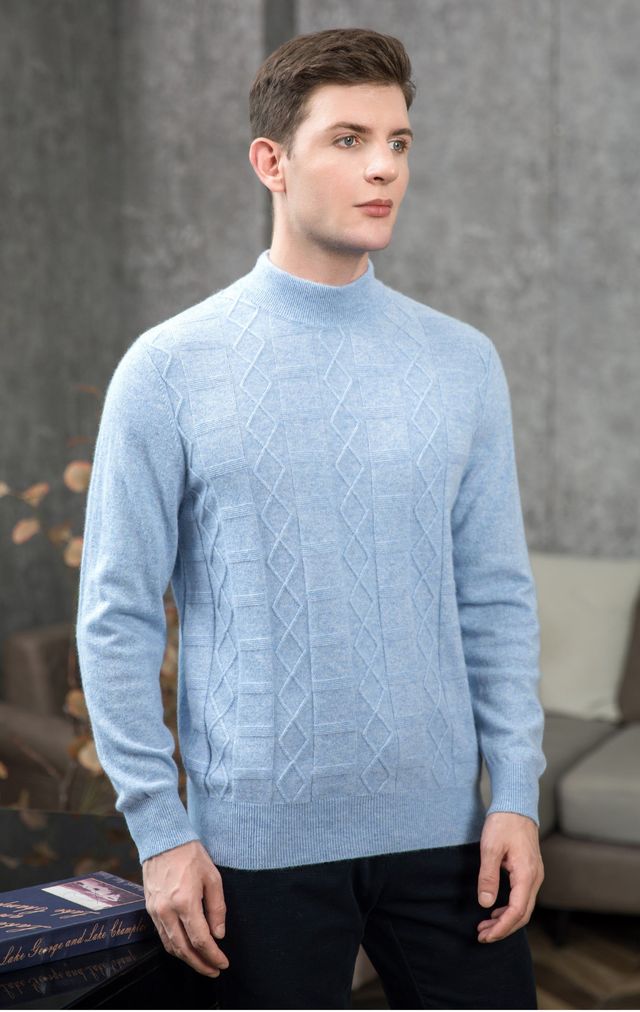 Rocco Mock Neck Cashmere Sweater